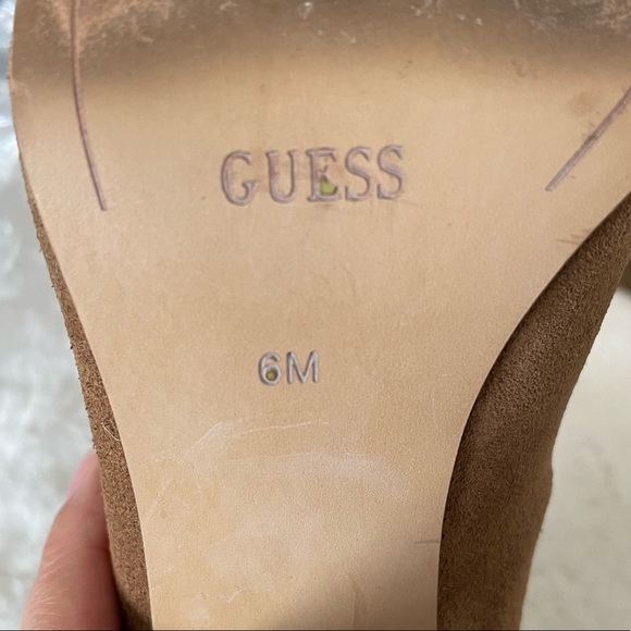 GUESS WOMEN’s BESY PEEP TOE ANKLE BOOTIE - Picture 8 of 14